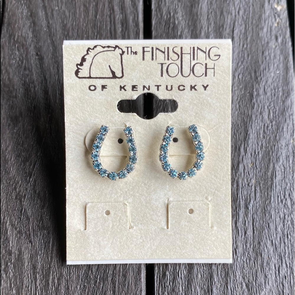 NEW Turquoise Horseshoe Earrings